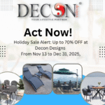 Holiday Sale Alert: Up to 70% OFF at Decon Designs – Act Now!
