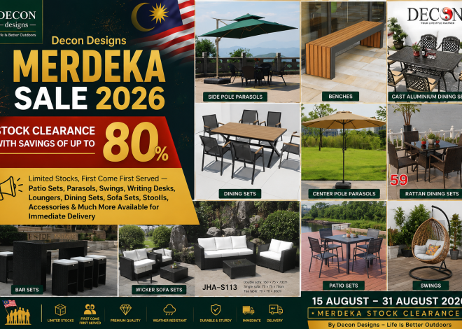 Decon Designs Merdeka Sale 2026: Stock Clearance With Savings of Up to 80%
