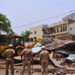 GMADA Demolishes Illegal Furniture Market in New Chandigarh, Reinforcing Urban Regulations