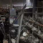 Russian Drone and Guided Bomb Attack Damages JYSK Furniture Store in Zaporizhzhia During Major Assault on City