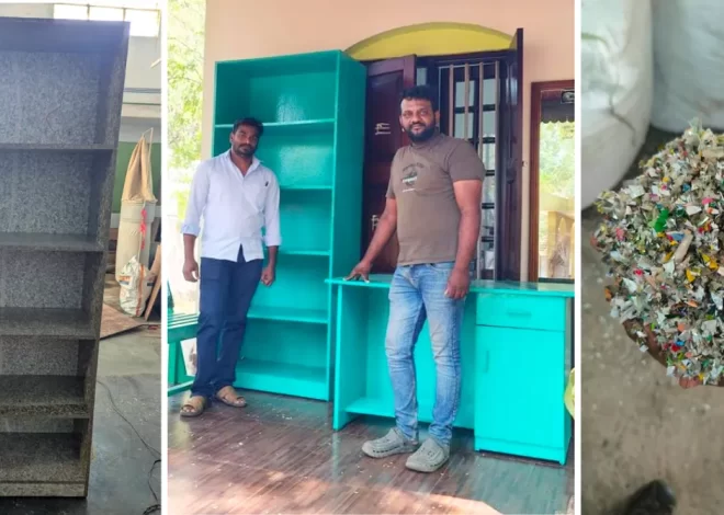 Coimbatore Startup Turns Plastic Waste from Vellingiri Hills Into Functional Furniture, Leading Environmental Innovation