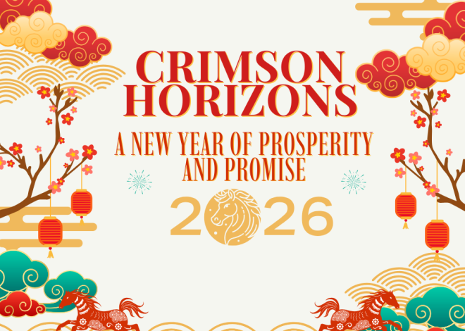 Crimson Horizons: A New Year of Prosperity and Promise