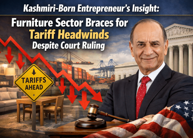 Kashmiri-Born Entrepreneur’s Insight: Furniture Sector Braces for Tariff Headwinds Despite Court Ruling
