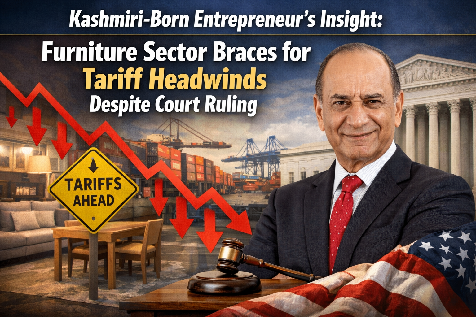 Kashmiri-Born Entrepreneur’s Insight: Furniture Sector Braces for Tariff Headwinds Despite Court Ruling