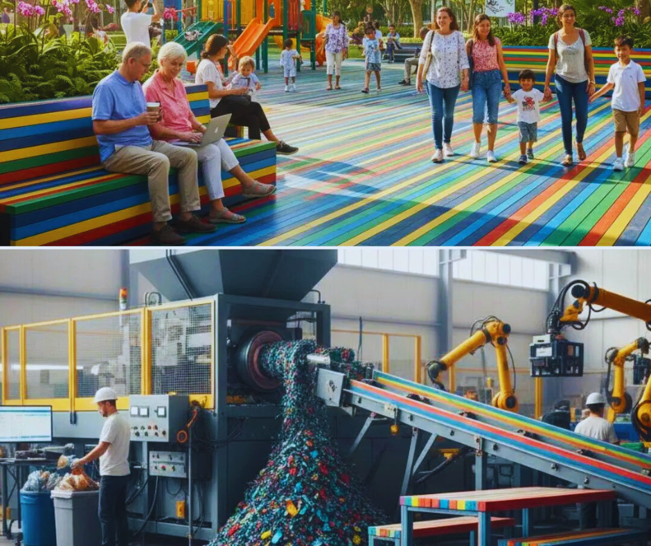 Singapore Turns Ocean-Bound Plastic into Durable Public Furniture — Making Circular Economy Visible