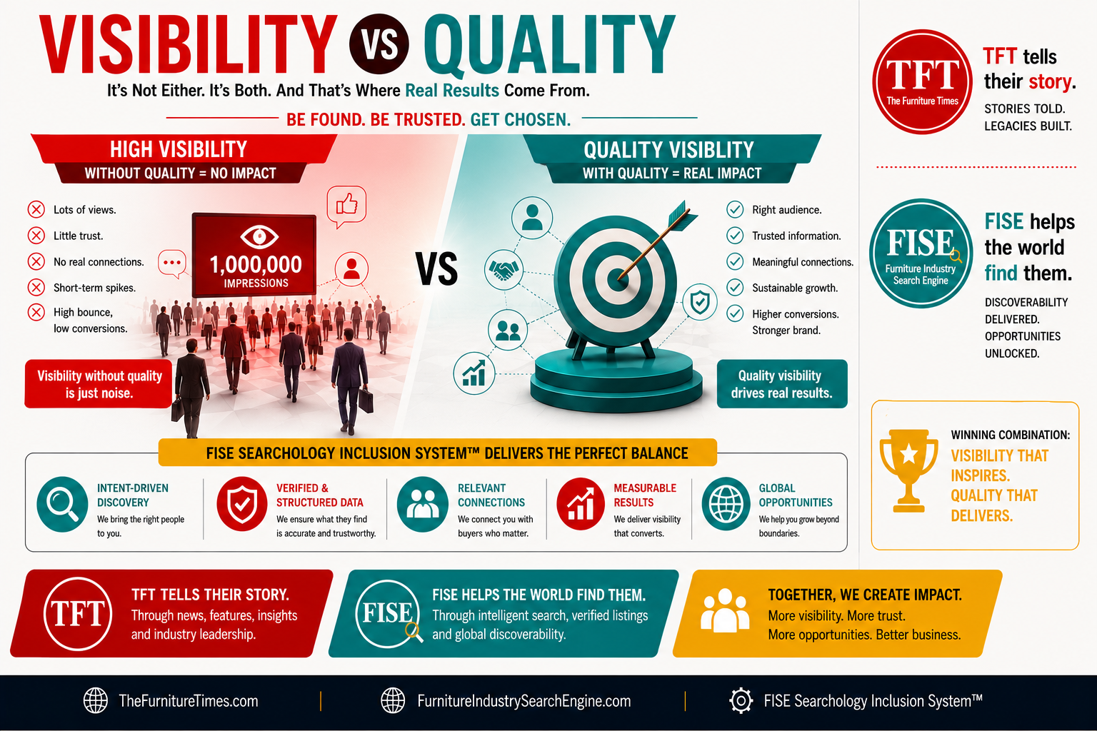 Visibility vs Quality