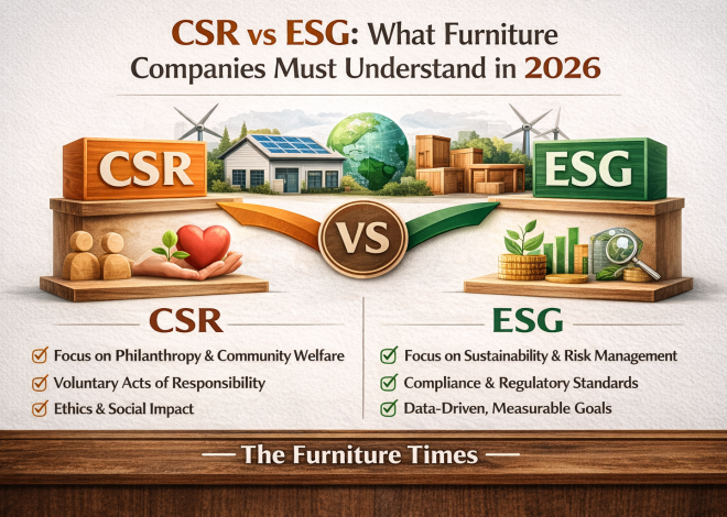 CSR vs ESG: What Furniture Companies Must Understand in 2026