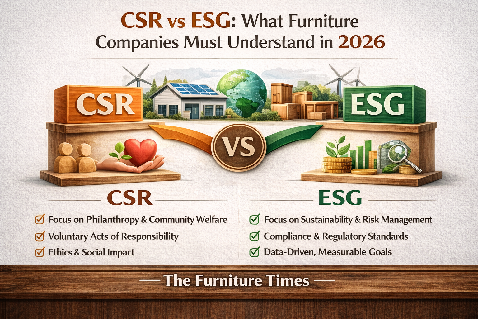 CSR vs ESG: What Furniture Companies Must Understand in 2026