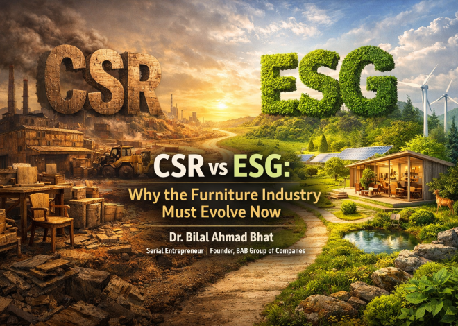 CSR vs ESG: Why the Furniture Industry Must Evolve Now