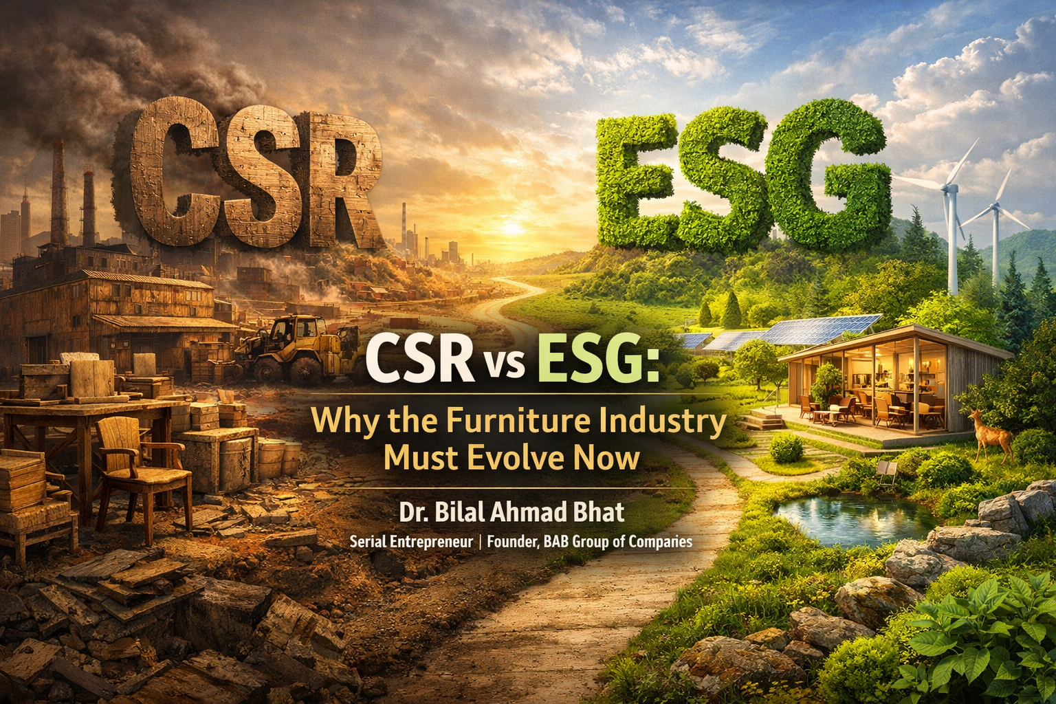 CSR vs ESG: Why the Furniture Industry Must Evolve Now