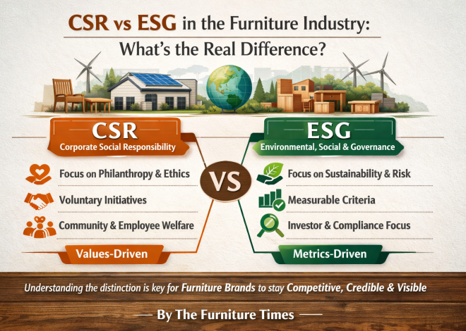 CSR vs ESG in the Furniture Industry: What’s the Real Difference?