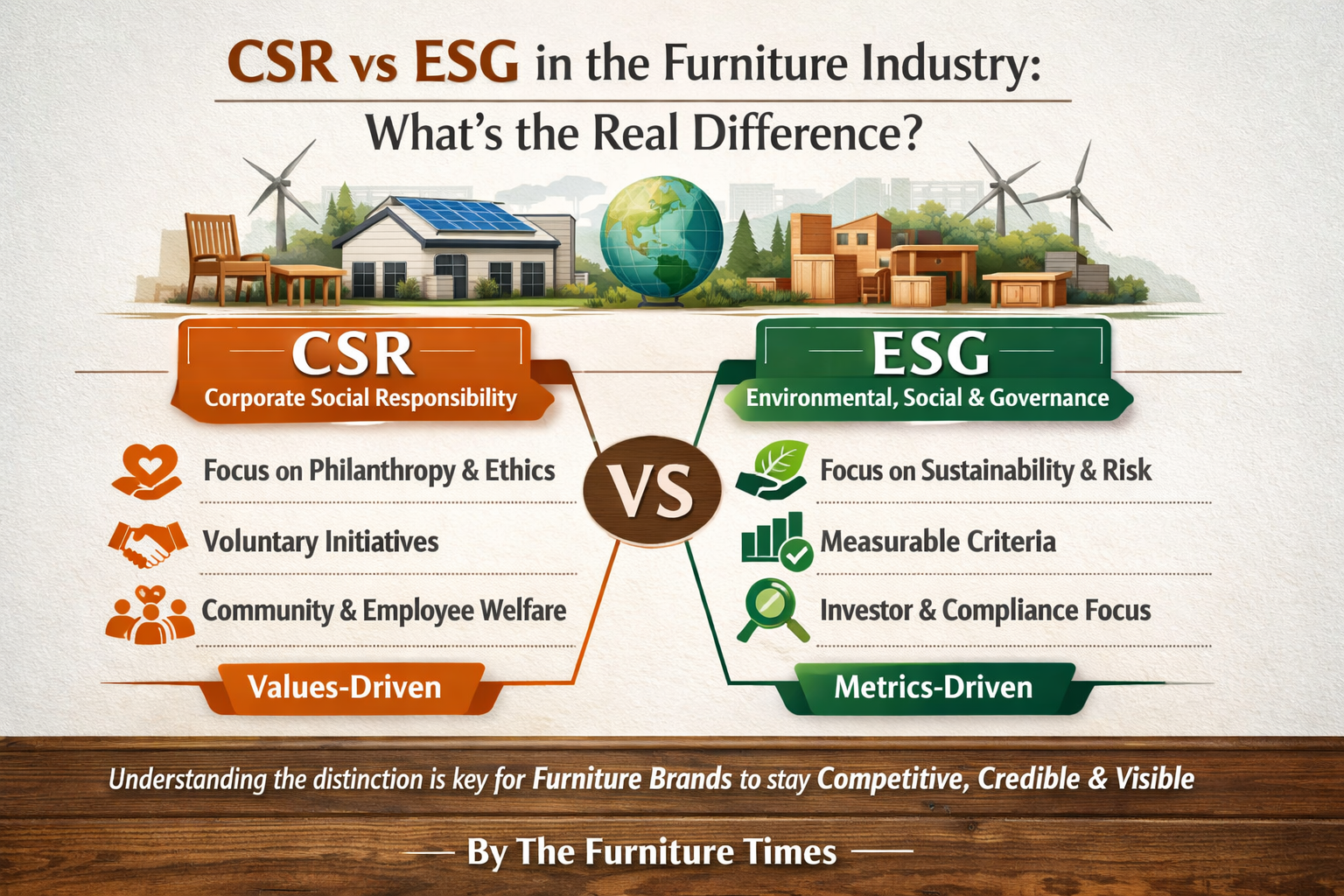 CSR vs ESG in the Furniture Industry: What’s the Real Difference?
