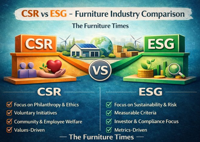 CSR vs ESG – Furniture Industry Comparison