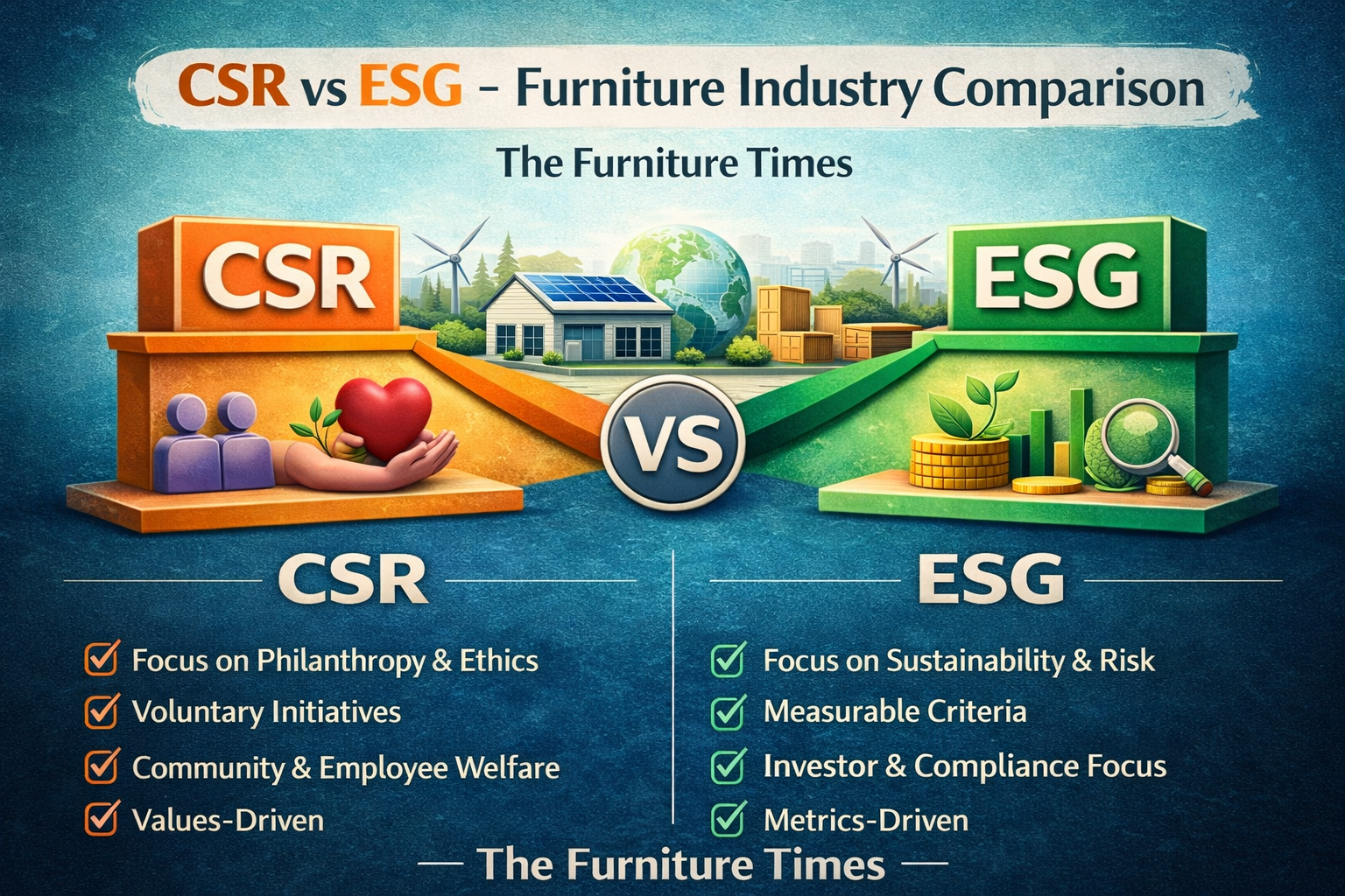 CSR vs ESG – Furniture Industry Comparison