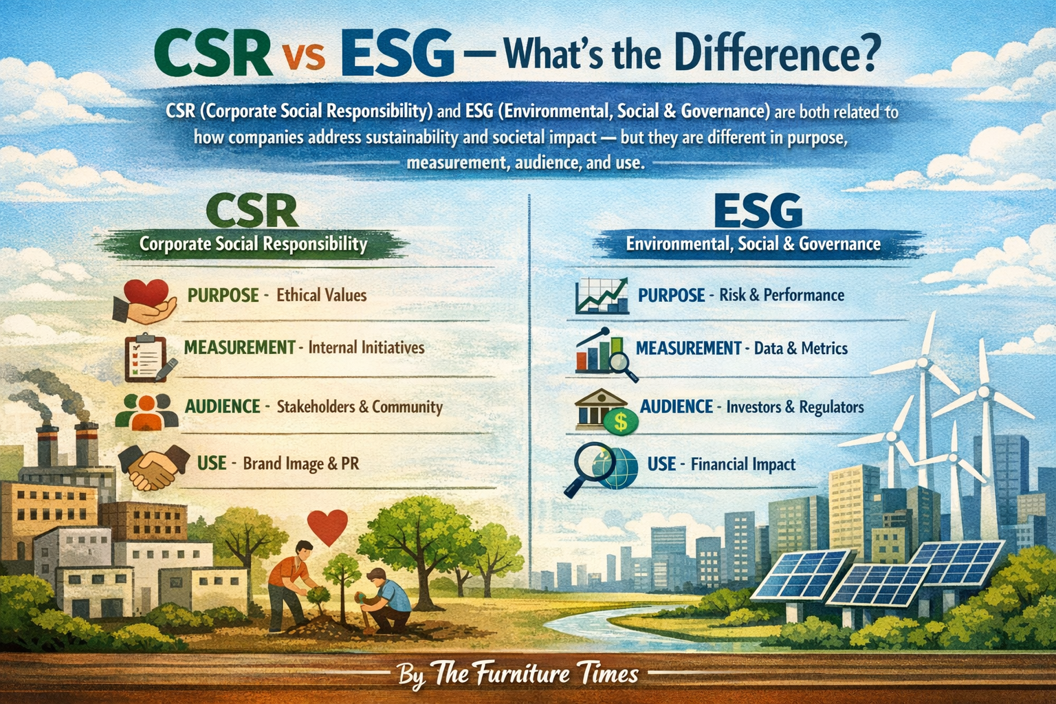 CSR vs ESG — What’s the Difference?