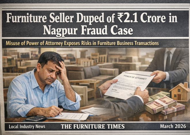 Furniture Seller Duped of ₹2.1 Crore in Nagpur Fraud Case