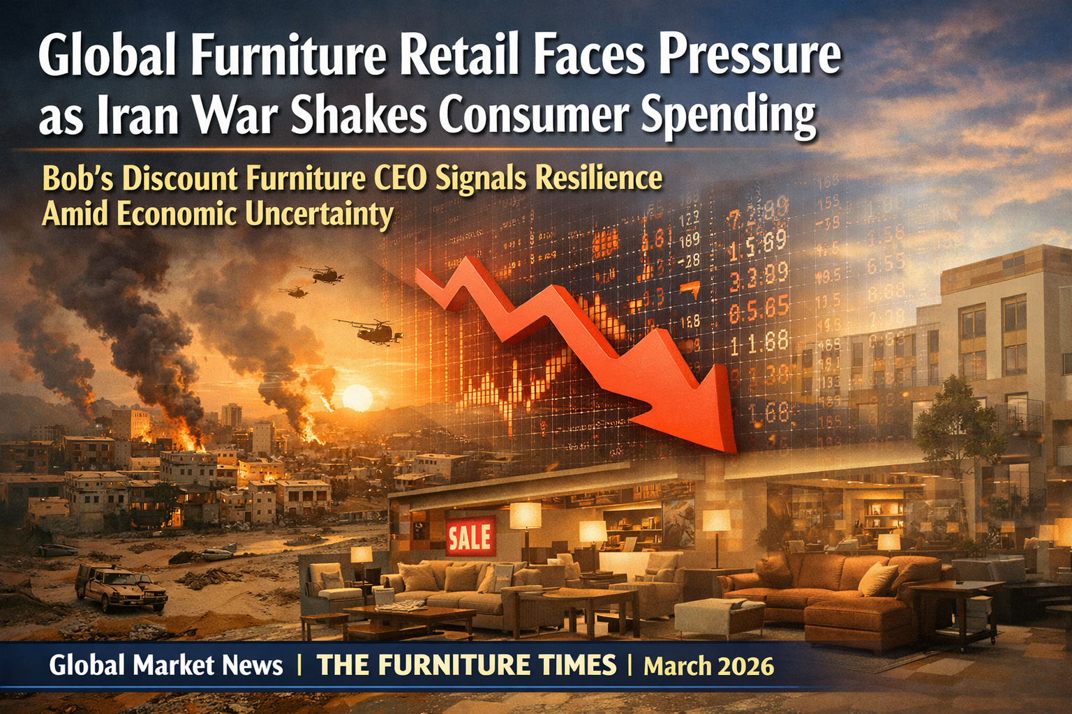 Global Furniture Retail Faces Pressure as Iran War Shakes Consumer Spending
