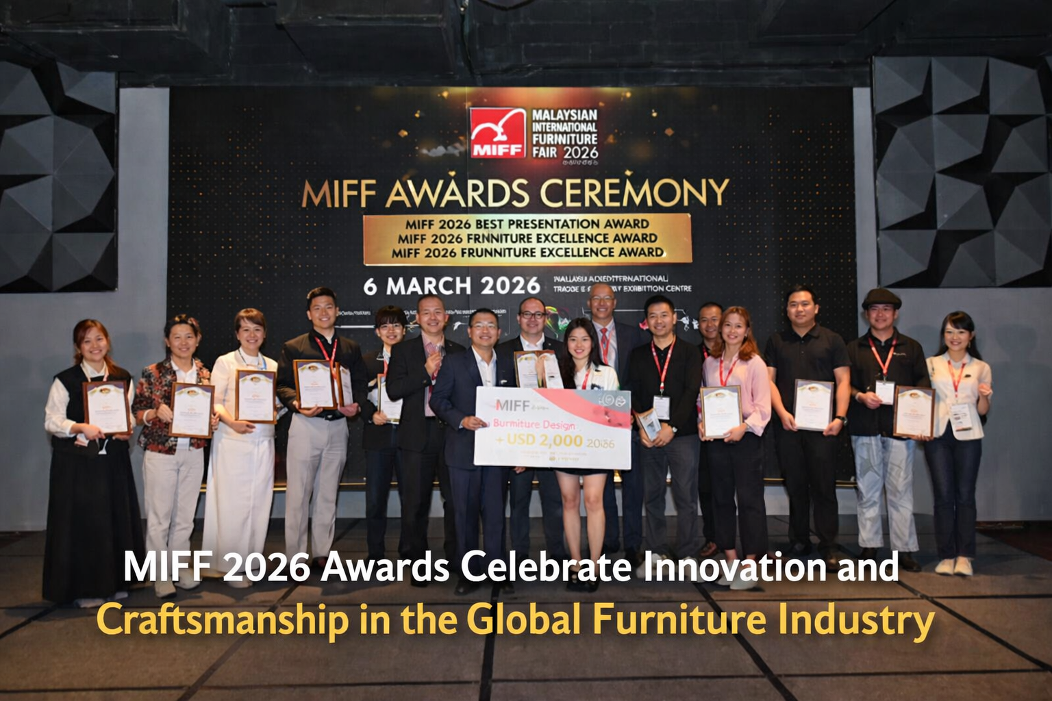 MIFF 2026 Awards Celebrate Innovation and Craftsmanship in the Global Furniture Industry