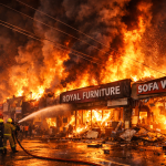 Massive Blaze Guts Furniture Shops in Bachupally, Hyderabad — No Casualties Reported