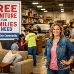 Single Mom Opens Warehouse to Give Away Free Furniture to Families in Need