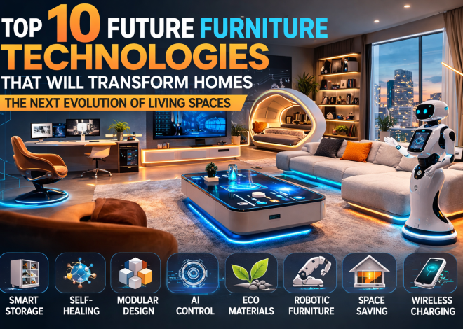 Top 10 Future Furniture Technologies That Will Transform Homes
