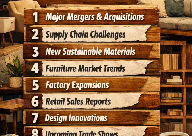 Top 10 Global Furniture Industry News This Week