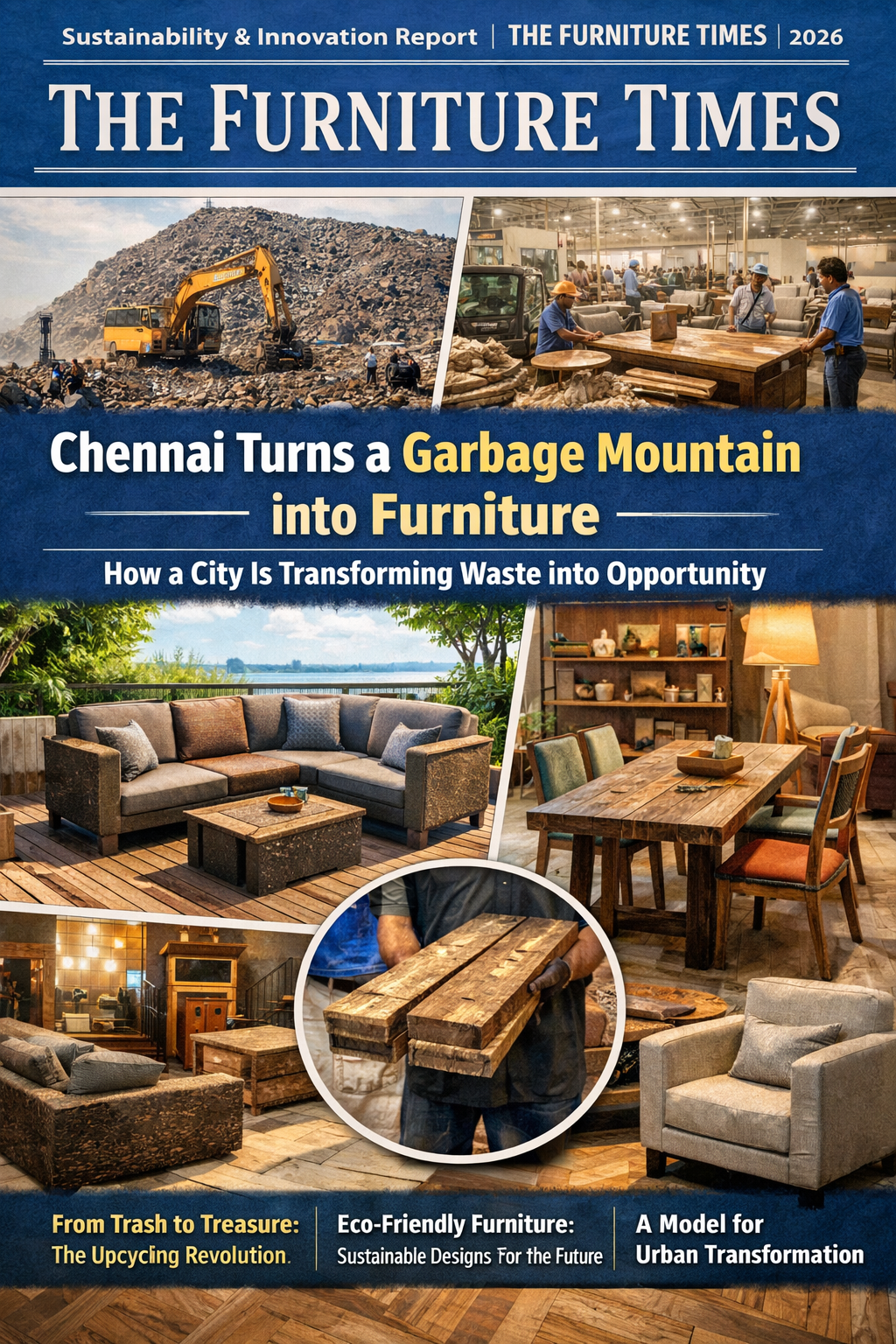 Chennai Turns a Garbage Mountain into Furniture