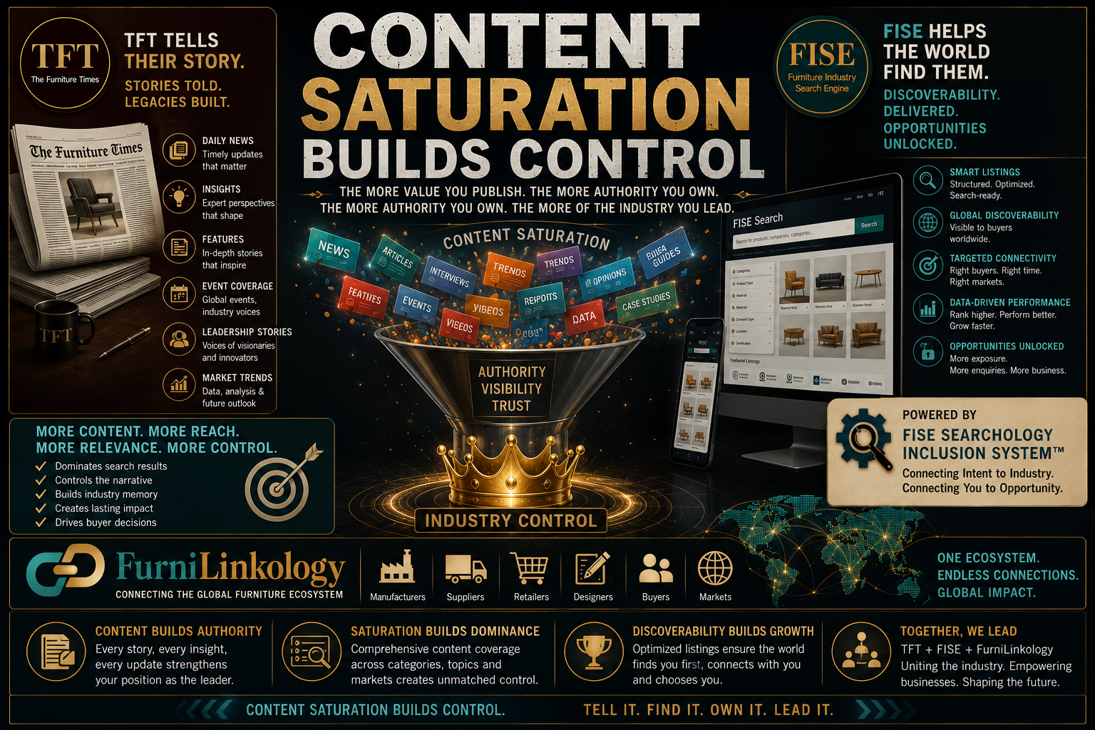Content Saturation Builds Control