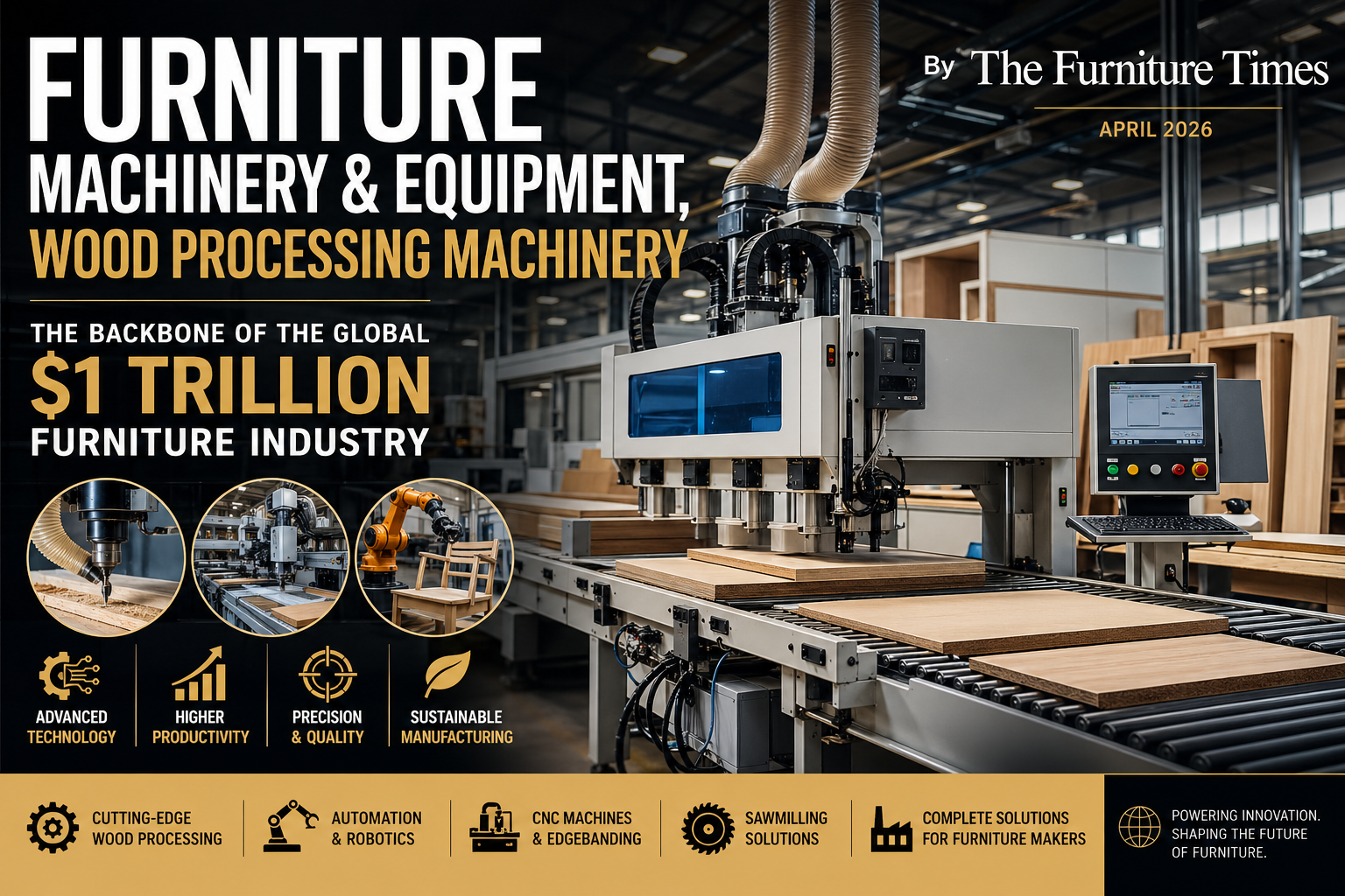 Furniture Machinery & Equipment, Wood Processing Machinery