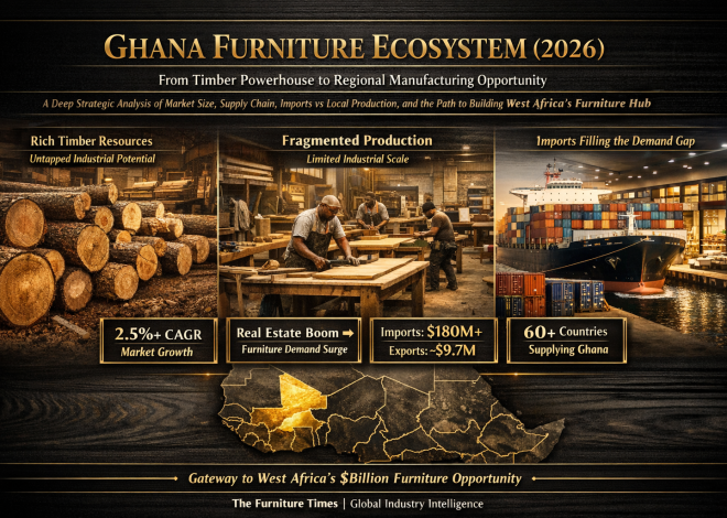 Ghana Furniture Ecosystem (2026): From Timber Powerhouse to Regional Manufacturing Opportunity