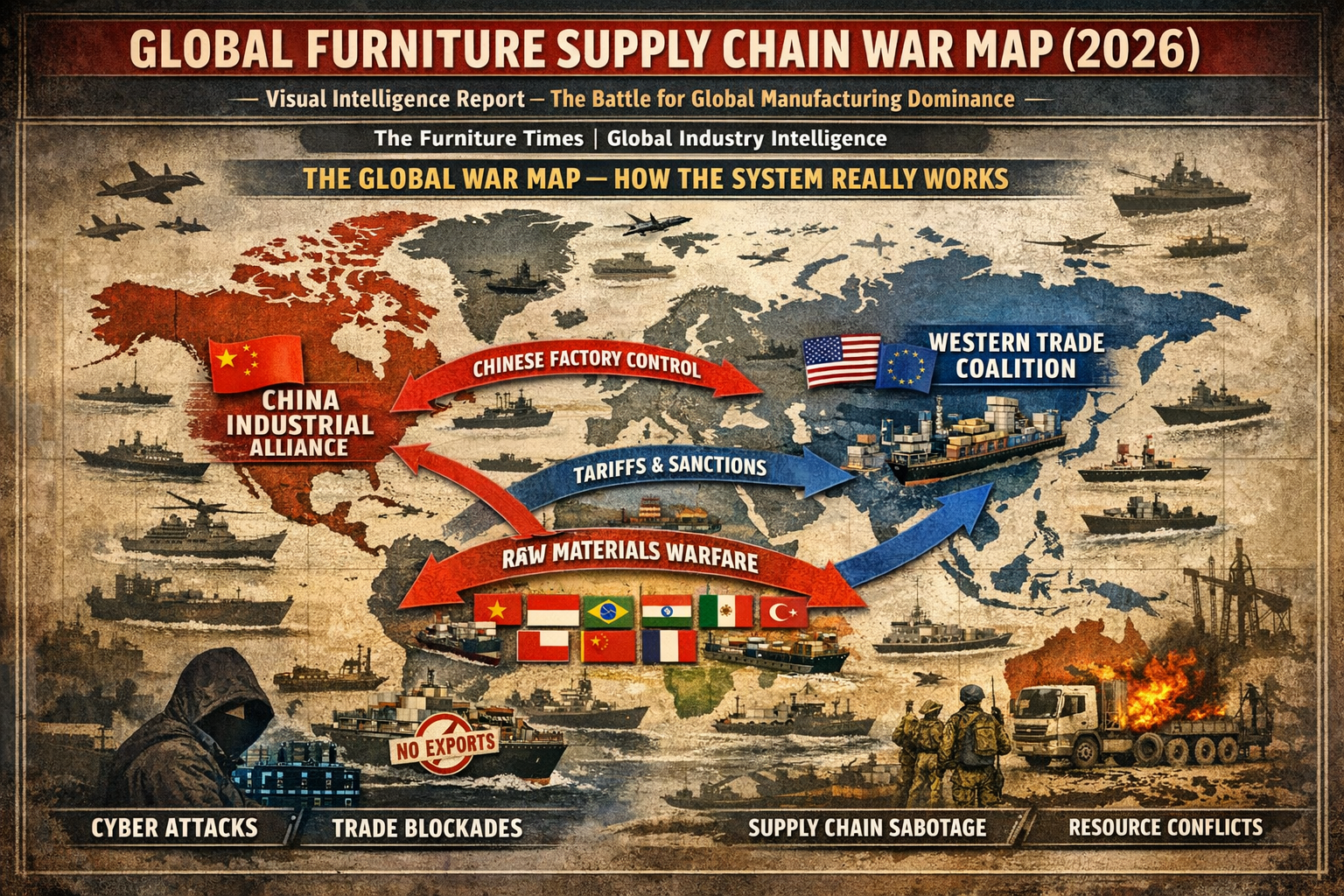 Global Furniture Supply Chain War Map (2026)