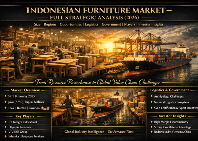 Indonesian Furniture Market – Full Strategic Analysis (2026)