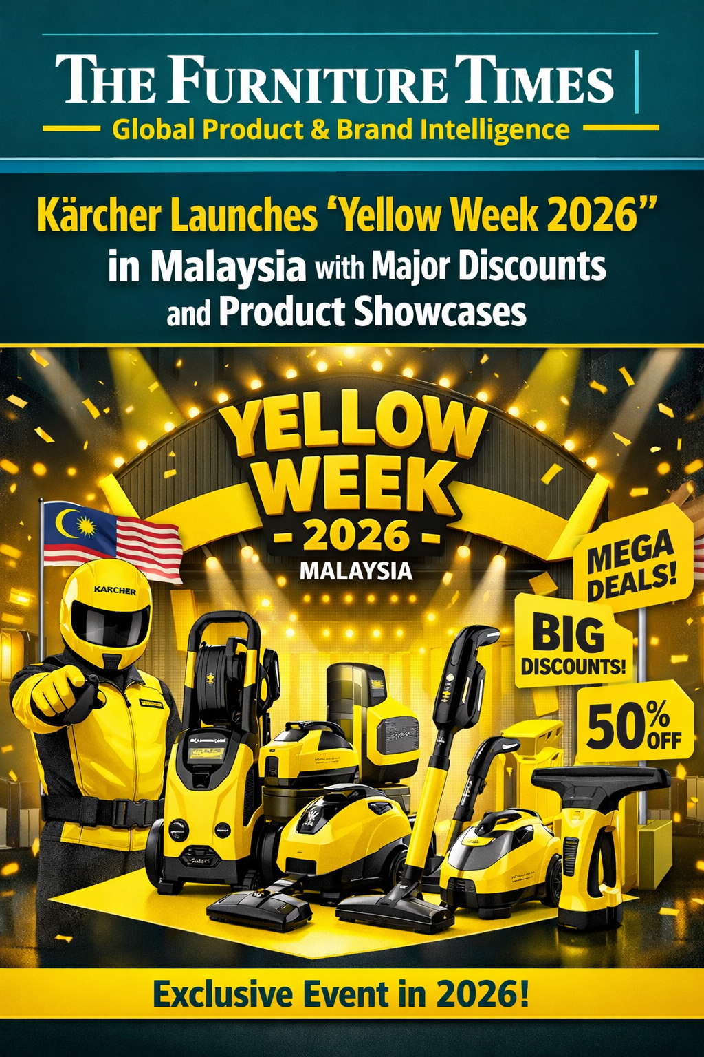 Kärcher Launches “Yellow Week 2026” in Malaysia with Major Discounts and Product Showcases