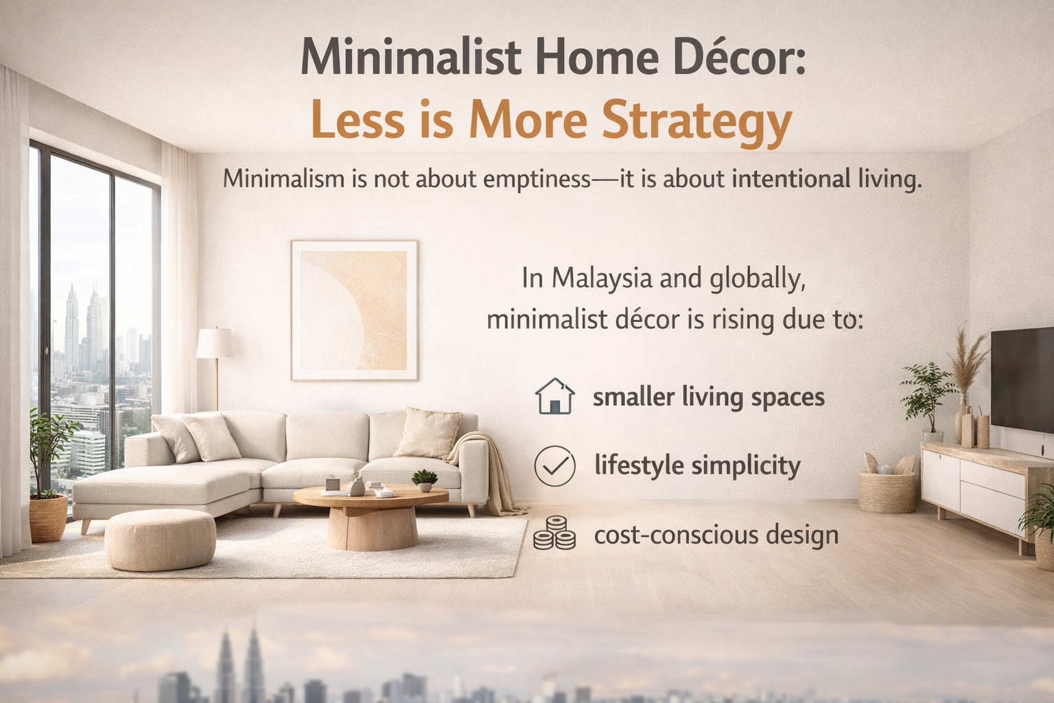 Minimalist Home Décor: Less is More Strategy