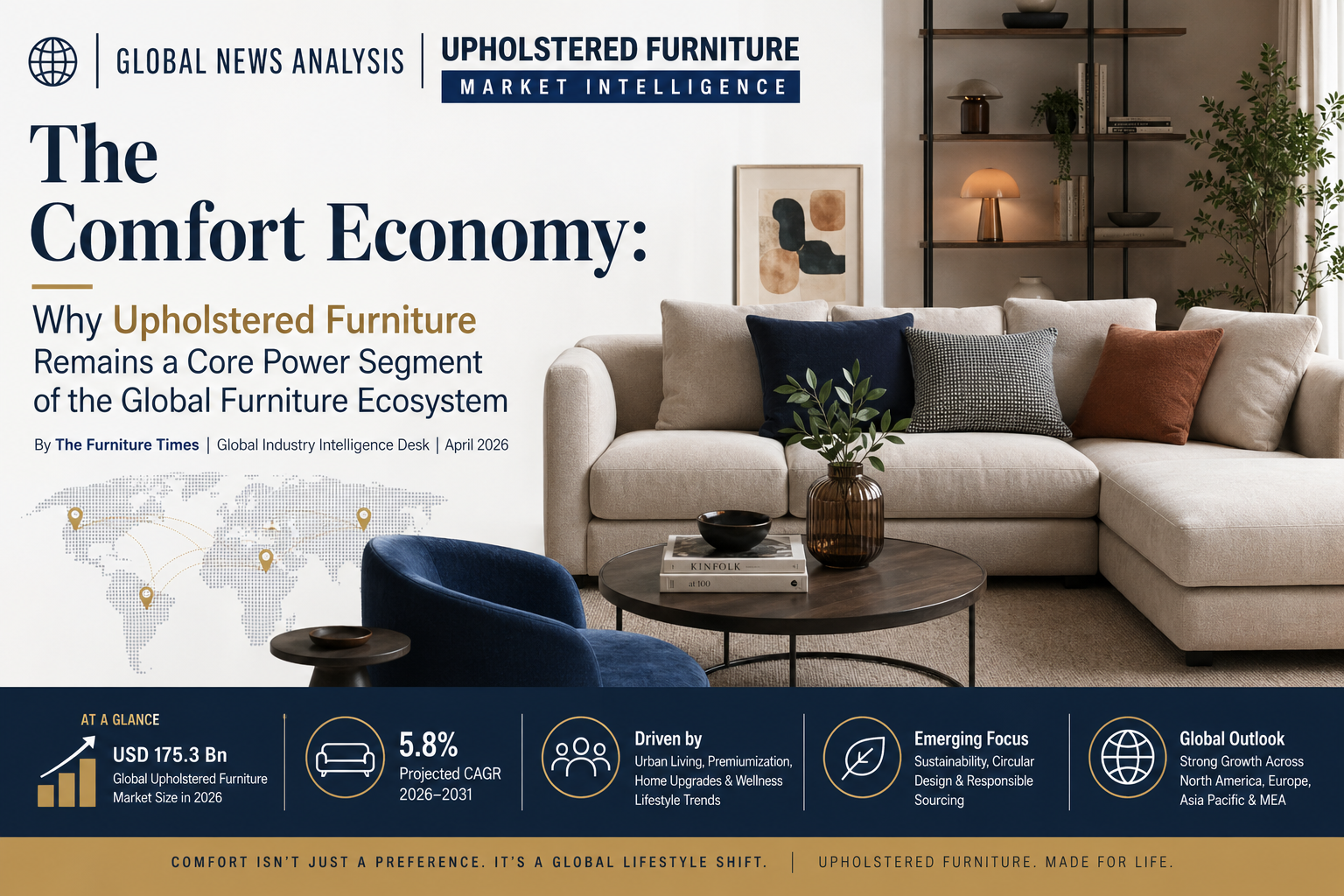 The Comfort Economy: Why Upholstered Furniture Remains a Core Power Segment of the Global Furniture Ecosystem
