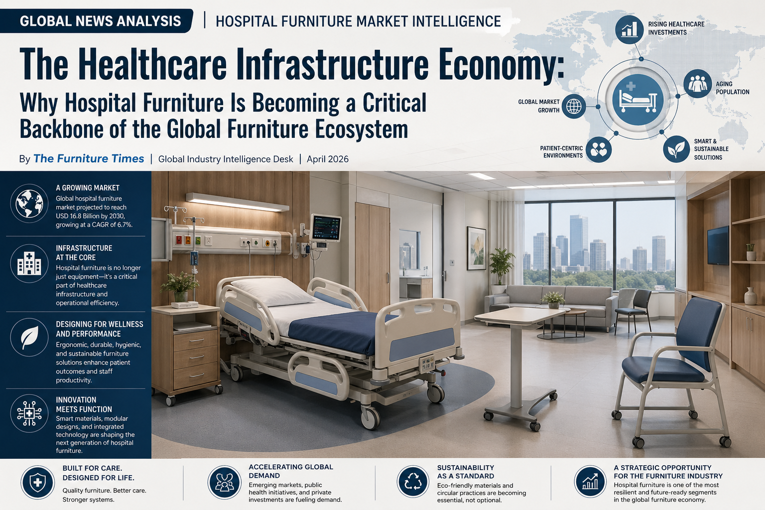 The Healthcare Infrastructure Economy: Why Hospital Furniture Is Becoming a Critical Backbone of the Global Furniture Ecosystem