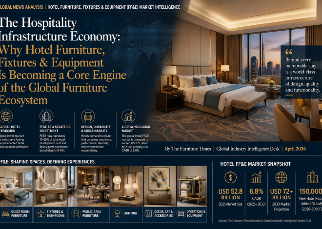 The Hospitality Infrastructure Economy: Why Hotel Furniture, Fixtures & Equipment Is Becoming a Core Engine of the Global Furniture Ecosystem