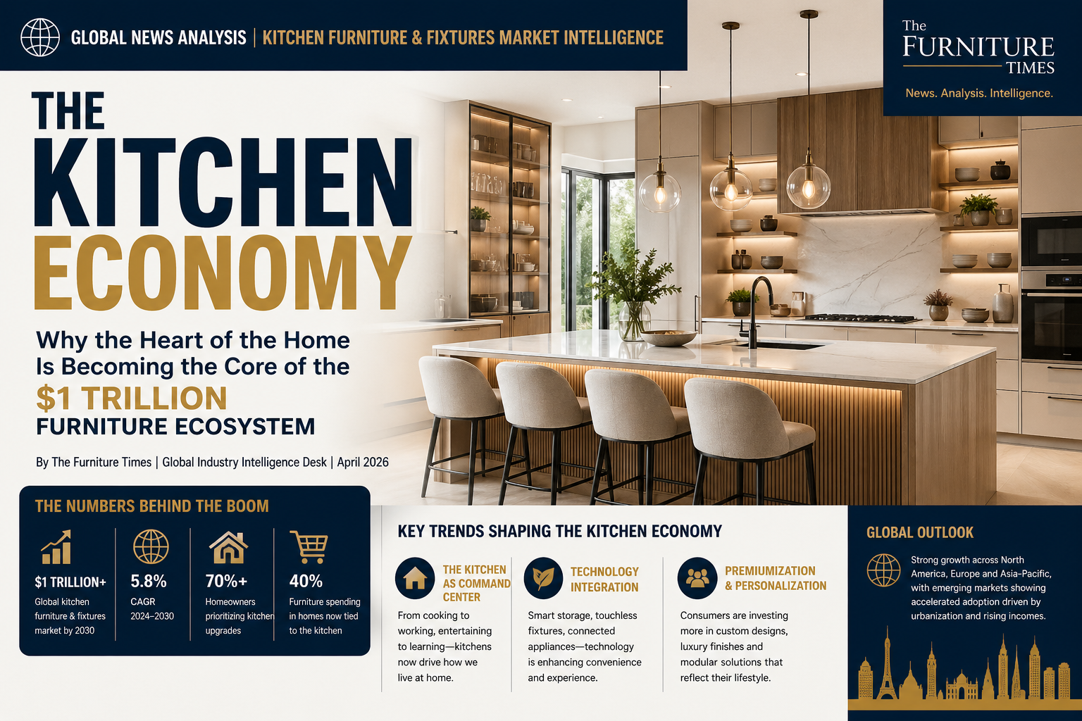 The Kitchen Economy: Why the Heart of the Home Is Becoming the Core of the $1 Trillion Furniture Ecosystem