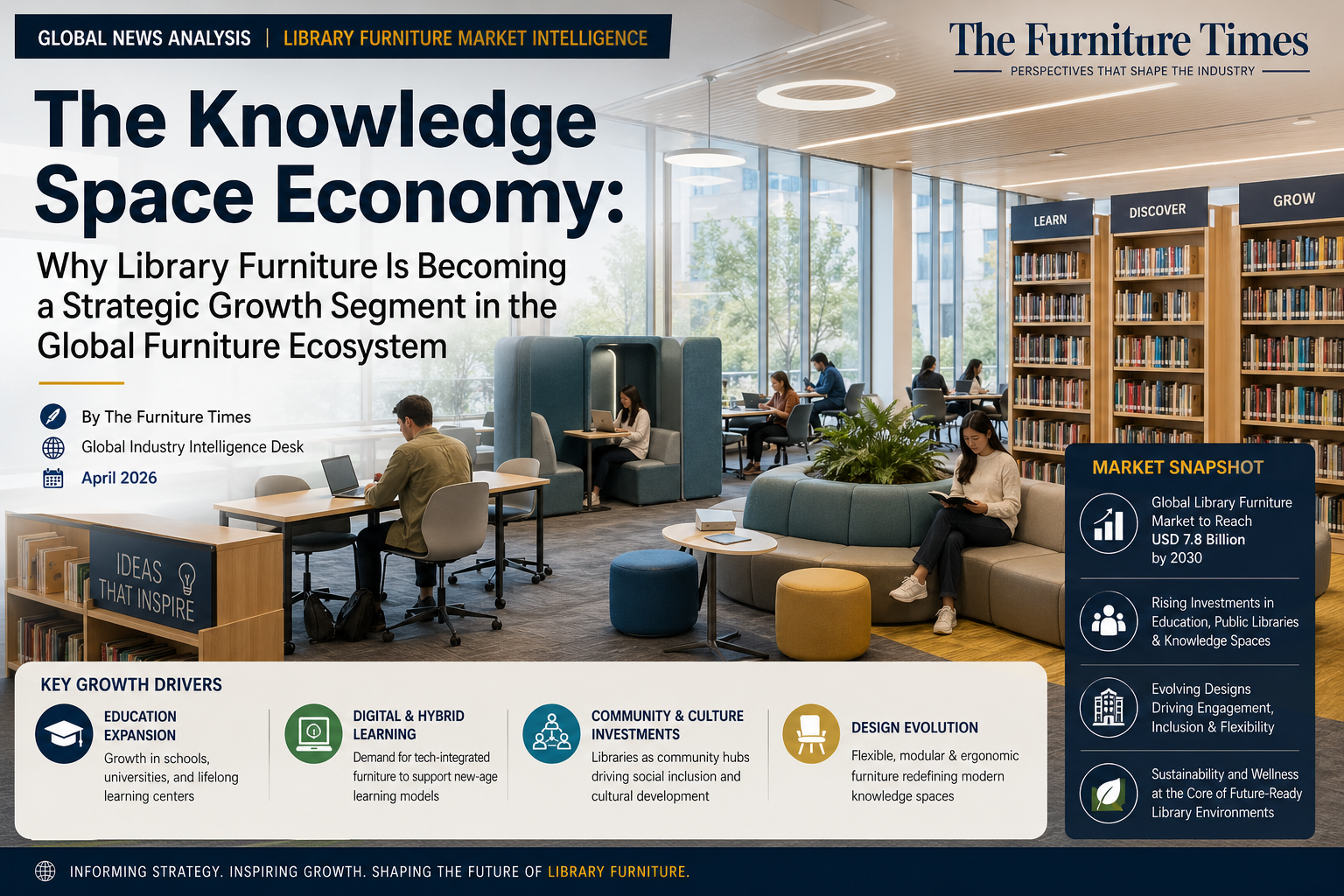 The Knowledge Space Economy: Why Library Furniture Is Becoming a Strategic Growth Segment in the Global Furniture Ecosystem