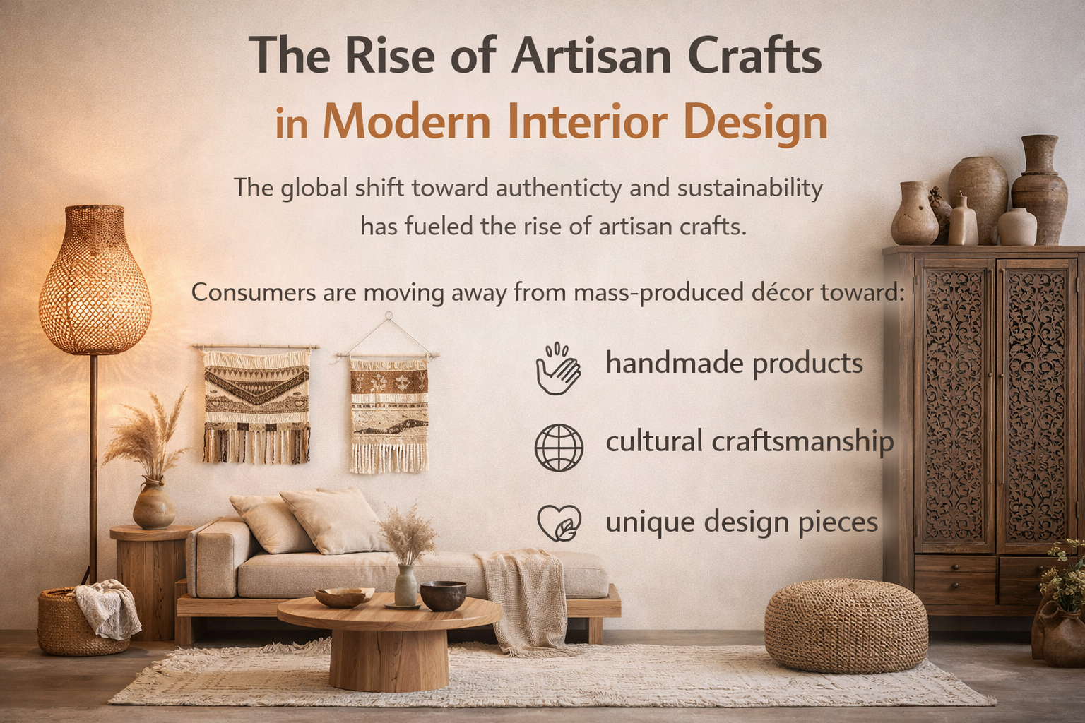 The Rise of Artisan Crafts in Modern Interior Design