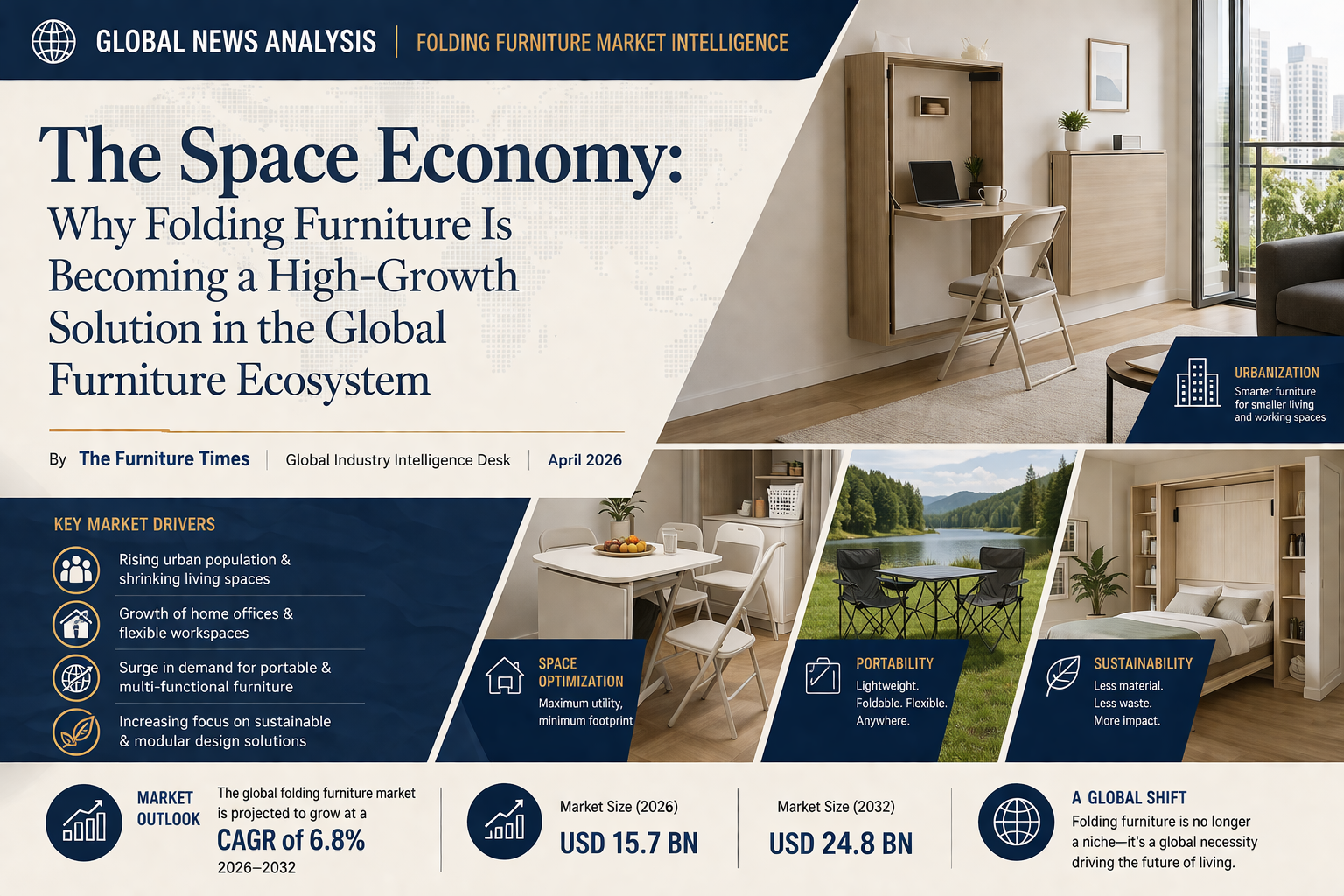 The Space Economy: Why Folding Furniture Is Becoming a High-Growth Solution in the Global Furniture Ecosystem