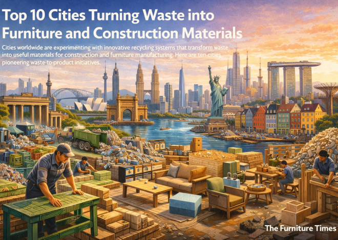 Top 10 Cities Turning Waste into Furniture and Construction Materials