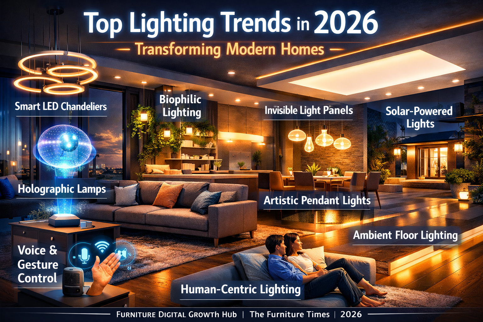 Top Lighting Trends in 2026 Transforming Modern Homes