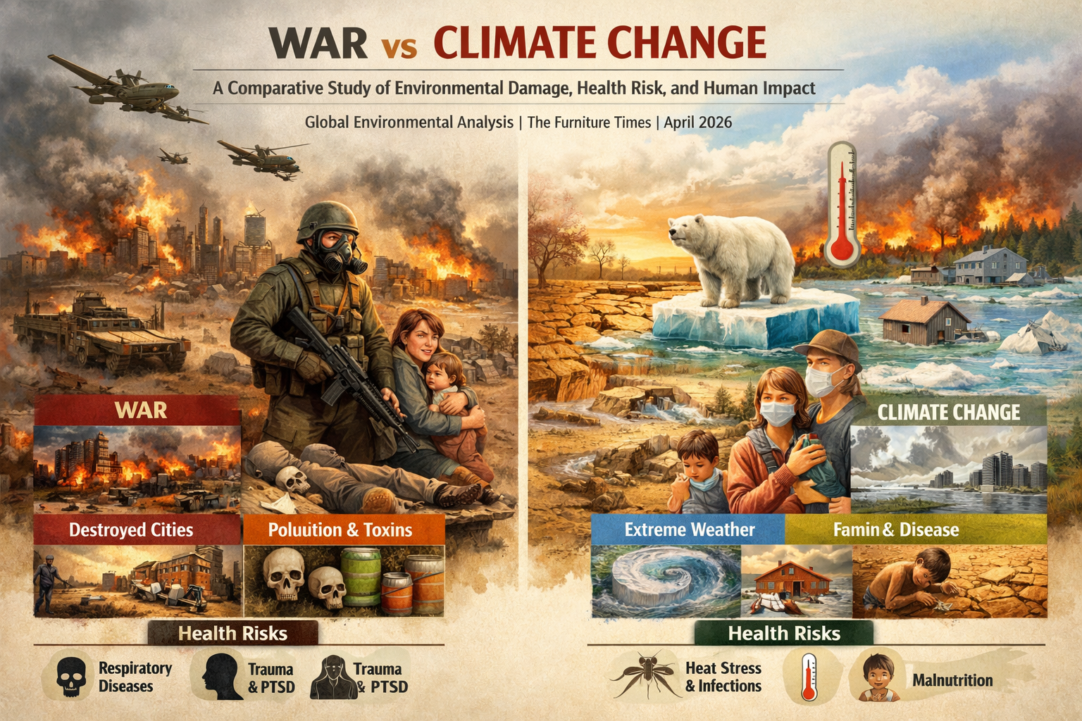 War vs Climate Change