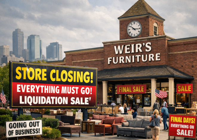 Weir’s Furniture Announces Closure of All Locations After 78 Years