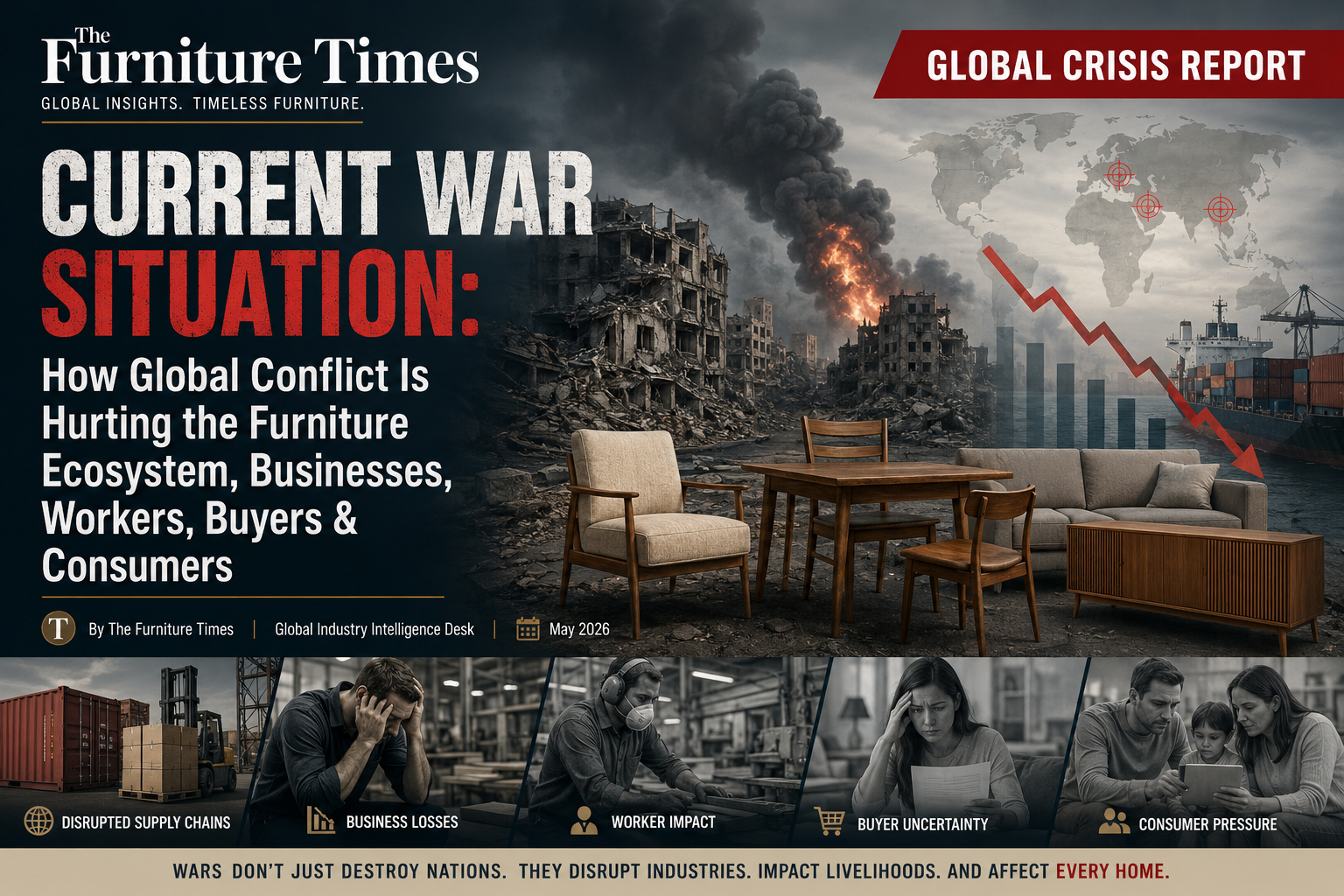 Current War Situation: How Global Conflict Is Hurting the Furniture Ecosystem, Businesses, Workers, Buyers & Consumers