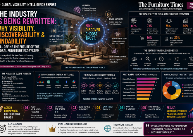 The Industry Is Being Rewritten: Why Visibility, Discoverability & Findability Will Define the Future of the Global Furniture Ecosystem