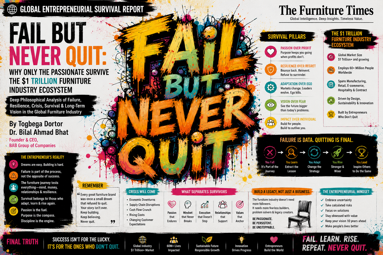 Fail But Never Quit: Why Only the Passionate Survive the $1 Trillion Furniture Industry Ecosystem