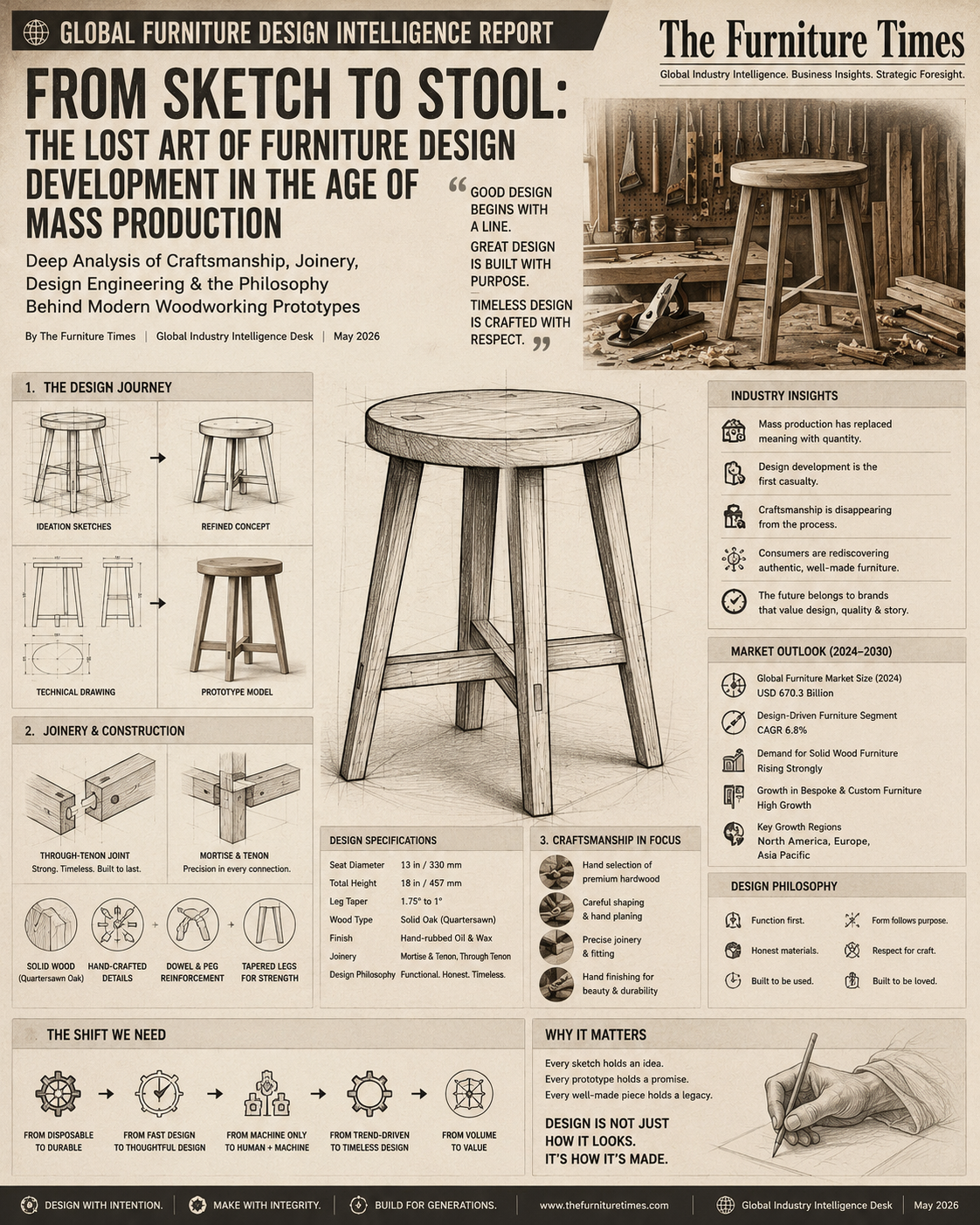 From Sketch to Stool: The Lost Art of Furniture Design Development in the Age of Mass Production
