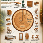 From Tree Core to Global Furniture Ecosystem: How One Log Can Become Tables, Chairs, Storage, Décor, Tools & Design Value